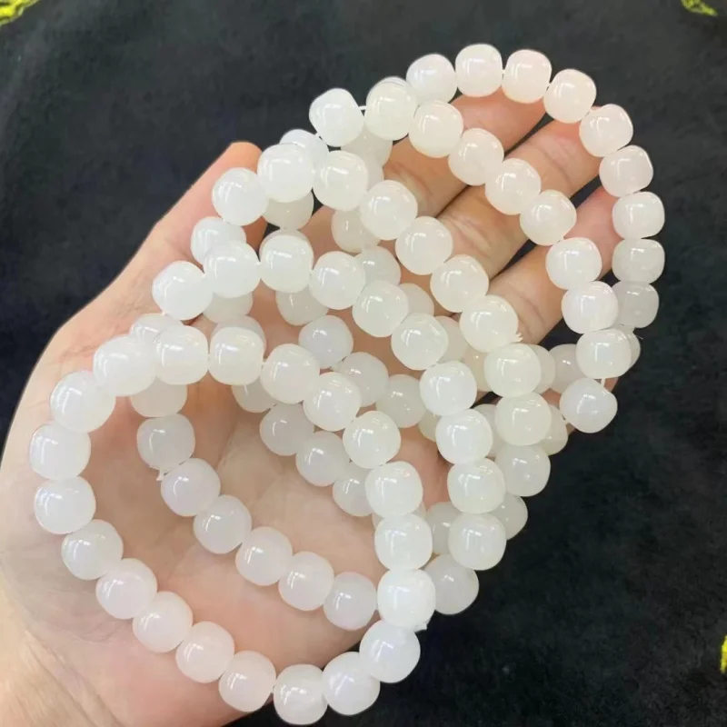 Браслет из прозрачного нежного нефрита Хэтиан, 9x10 мм, в старинном стиле, с одним кругом, белый
Браслет из прозрачного нежного нефрита Хэтиан, 9x10 мм, в старинном стиле, с одним кругом, белый