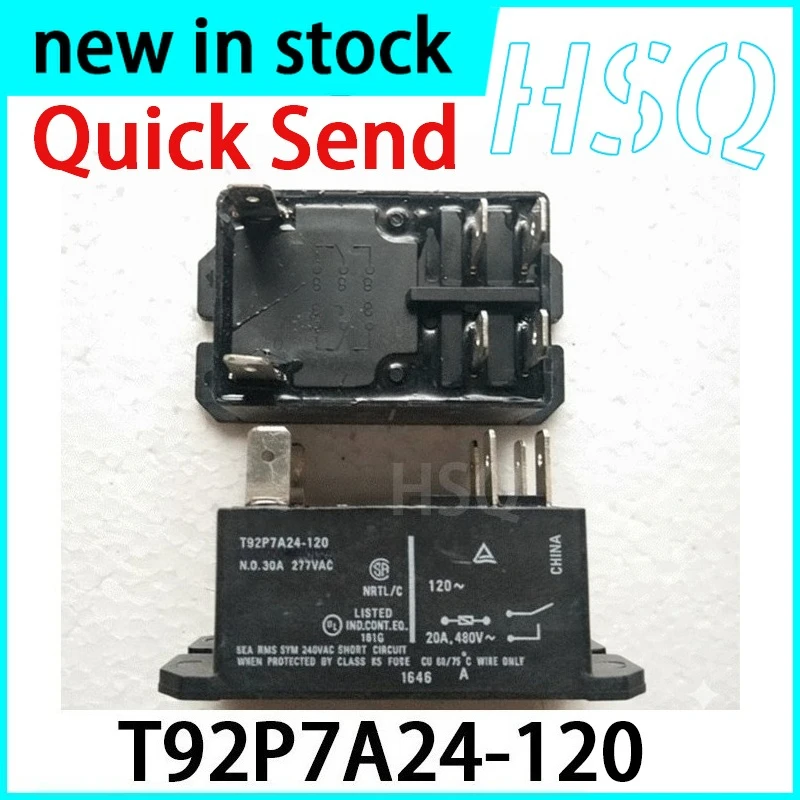 1PCS New T92P7A24-120 120V 6-pin Relay
1PCS New T92P7A24-120 120V 6-pin Relay