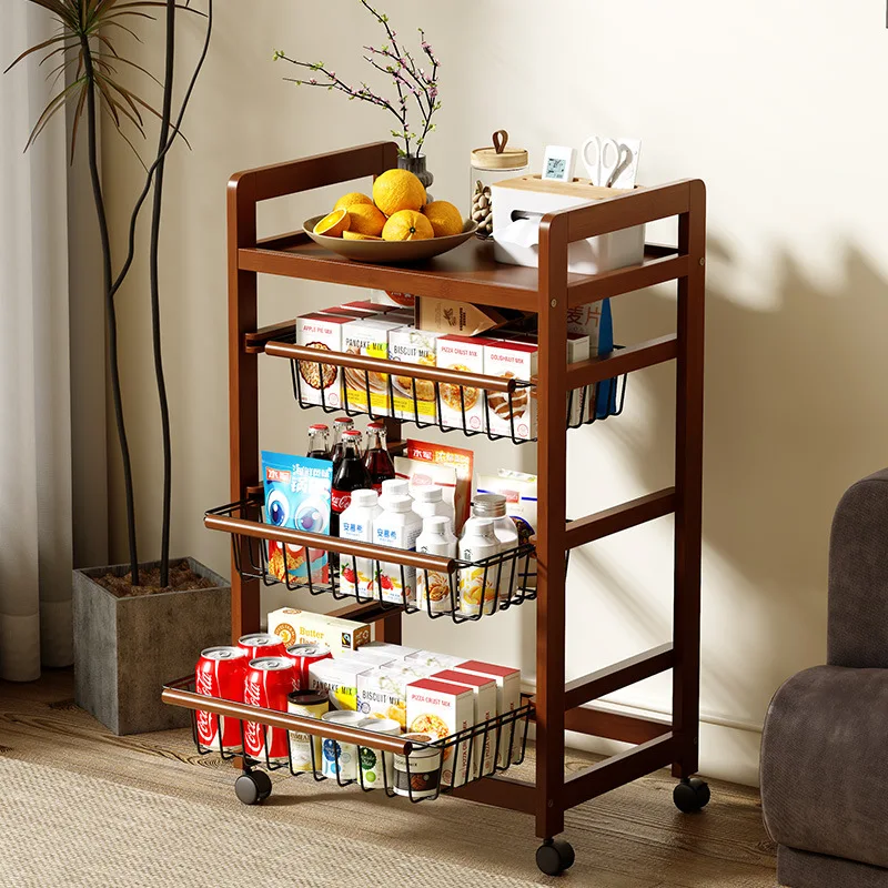 Multi-layer Removable Snack Rack Trolley Storage Rack Floor To Ceiling Living Room Finishing Rack Storage Rack Kitchen Items
Multi-layer Removable Snack Rack Trolley Storage Rack Floor To Ceiling Living Room Finishing Rack Storage Rack Kitchen Items