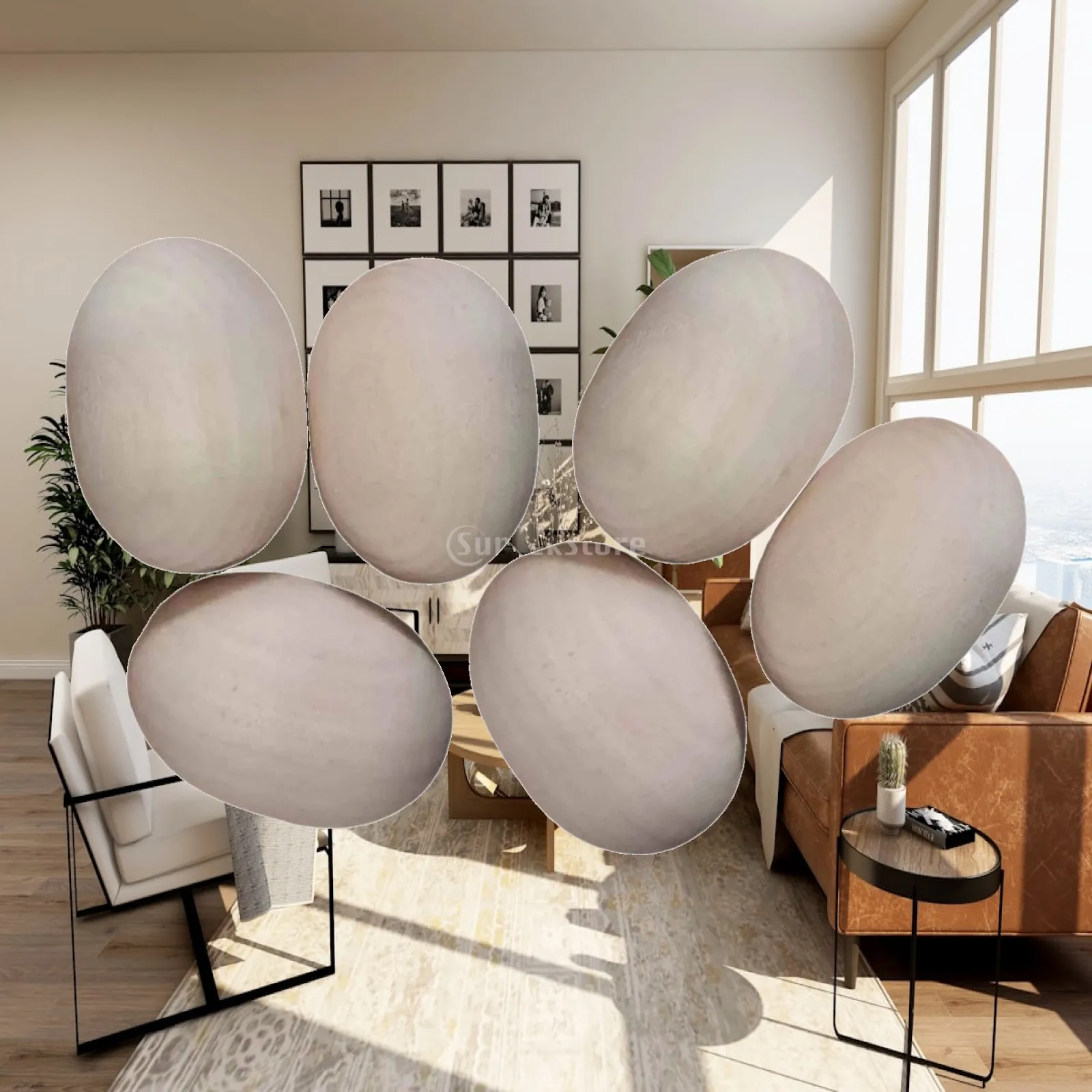 6Pcs Unpainted Wooden Eggs,Smooth Unfinished Craft Wood Shapes Easter Decorations for Crafting Crafts Festival DIY Project
6Pcs Unpainted Wooden Eggs,Smooth Unfinished Craft Wood Shapes Easter Decorations for Crafting Crafts Festival DIY Project