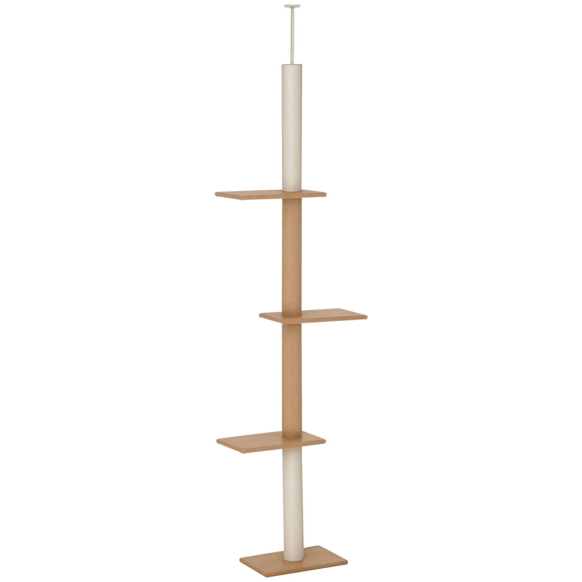 Floor-to-Ceiling Cat Tree: Sisal Scratching Posts, Natural Activity Center for Kittens, Light Brown
Floor-to-Ceiling Cat Tree: Sisal Scratching Posts, Natural Activity Center for Kittens, Light Brown