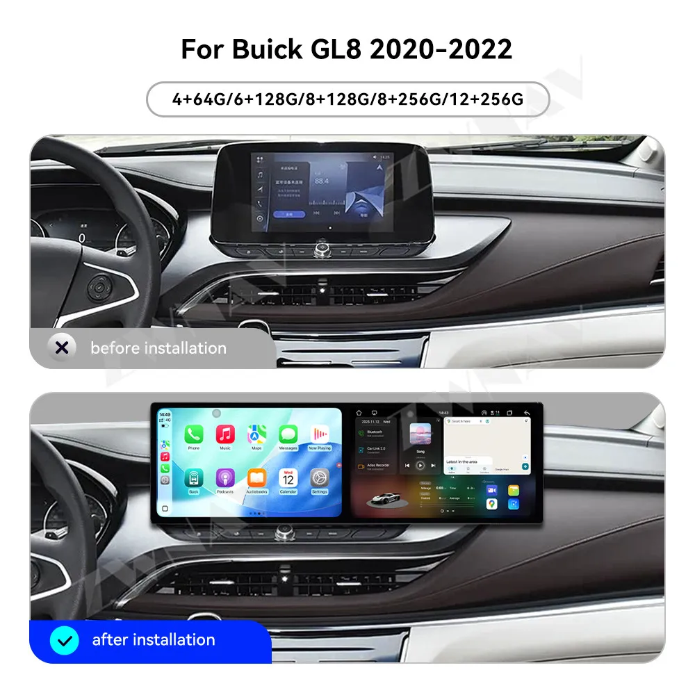 Автомобильные аксессуары: автомагнитола CarPlay QLED на Android 15 для Buick GL8 2020-2022, GPS-навигация, стерео, мультимедийный плеер, головное устройство
Автомобильные аксессуары: автомагнитола CarPlay QLED на Android 15 для Buick GL8 2020-2022, GPS-навигация, стерео, мультимедийный плеер, головное устройство