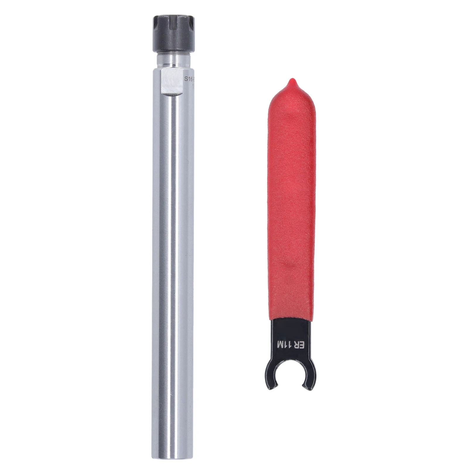 2Pcs/Set Straight Shank Extension Rod 40Cr Carbon Steel Straight CNC Milling Tool Holder with WrenchC16‑ER11M‑150L 150mm
2Pcs/Set Straight Shank Extension Rod 40Cr Carbon Steel Straight CNC Milling Tool Holder with WrenchC16‑ER11M‑150L 150mm