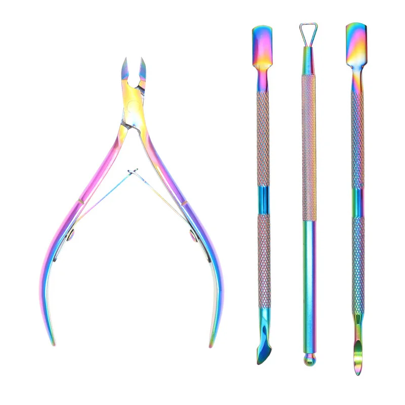 4 Pcs/Set Professional Stainless Steel Nail Cutter Scissor Nippers Muti Function Cuticle Pusher Remover Nail Care Manicure Kits
4 Pcs/Set Professional Stainless Steel Nail Cutter Scissor Nippers Muti Function Cuticle Pusher Remover Nail Care Manicure Kits