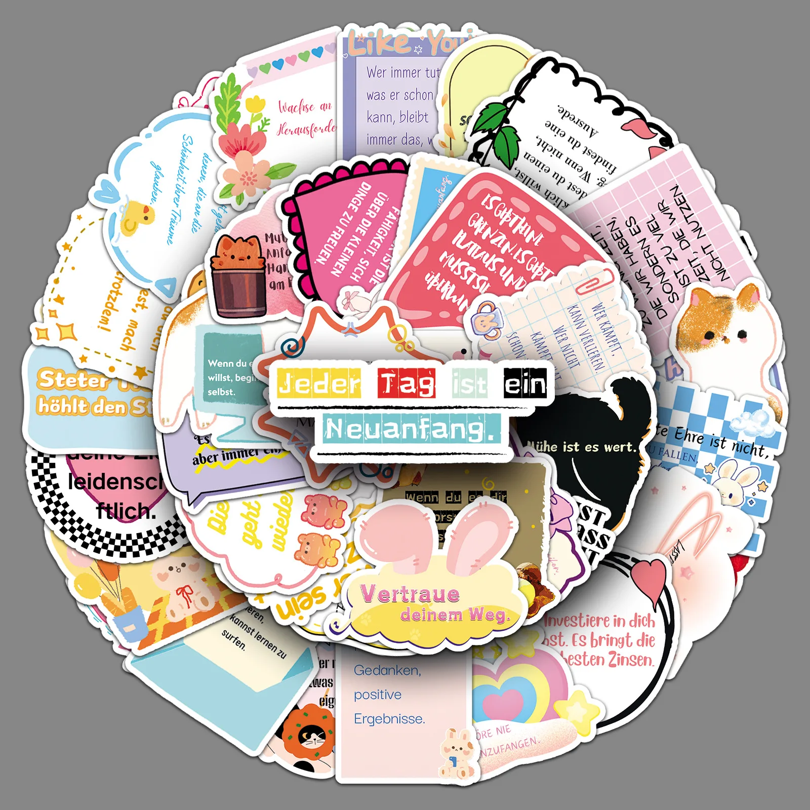 50PCS Cartoon German Inspirational Phrases Graffiti Stickers DIY Decoration Scooter Phone Case Water Cup Guitar Waterproof Decal
50PCS Cartoon German Inspirational Phrases Graffiti Stickers DIY Decoration Scooter Phone Case Water Cup Guitar Waterproof Decal