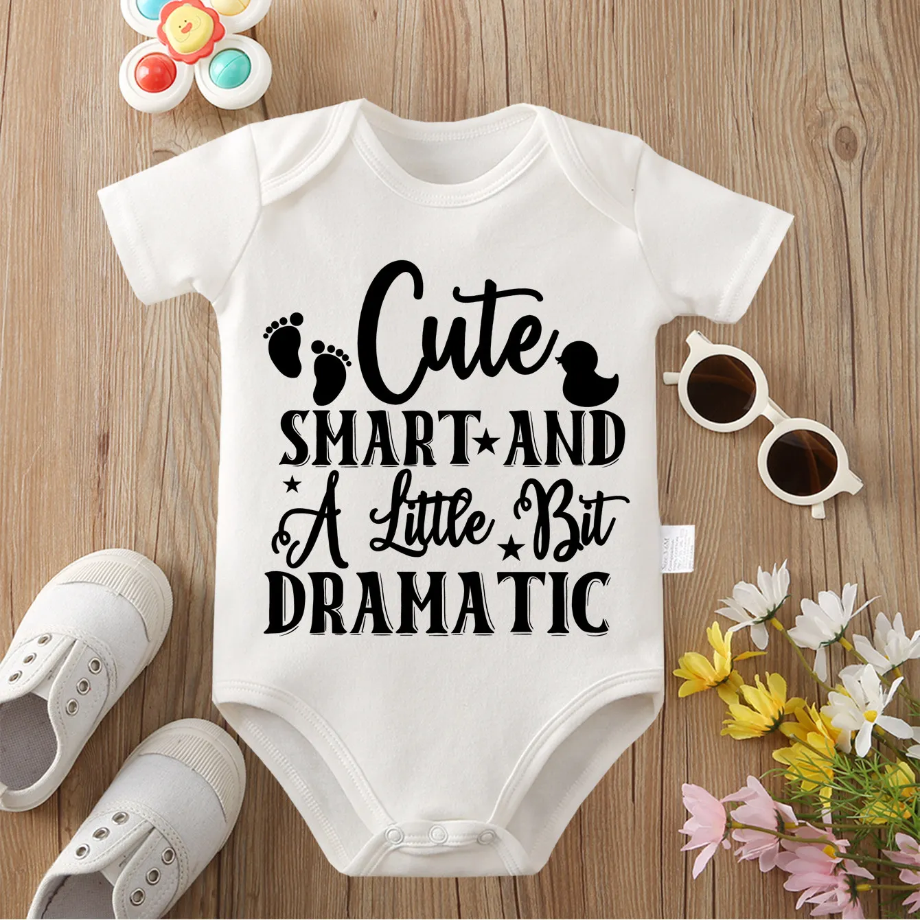 cute smart and a little bit dramatci Cloths 100% Cotton Comfortable Onesie Bodysuit for Baby Jumpsuit for 0 To 12 Months Newborn
cute smart and a little bit dramatci Cloths 100% Cotton Comfortable Onesie Bodysuit for Baby Jumpsuit for 0 To 12 Months Newborn