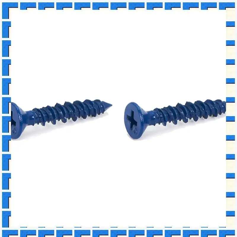 ABNG 200PCS 3/16 X 1-1/4In Blue Flat Phillips Concrete Diamond Point Screw Anchor For Anchoring To Masonry
ABNG 200PCS 3/16 X 1-1/4In Blue Flat Phillips Concrete Diamond Point Screw Anchor For Anchoring To Masonry