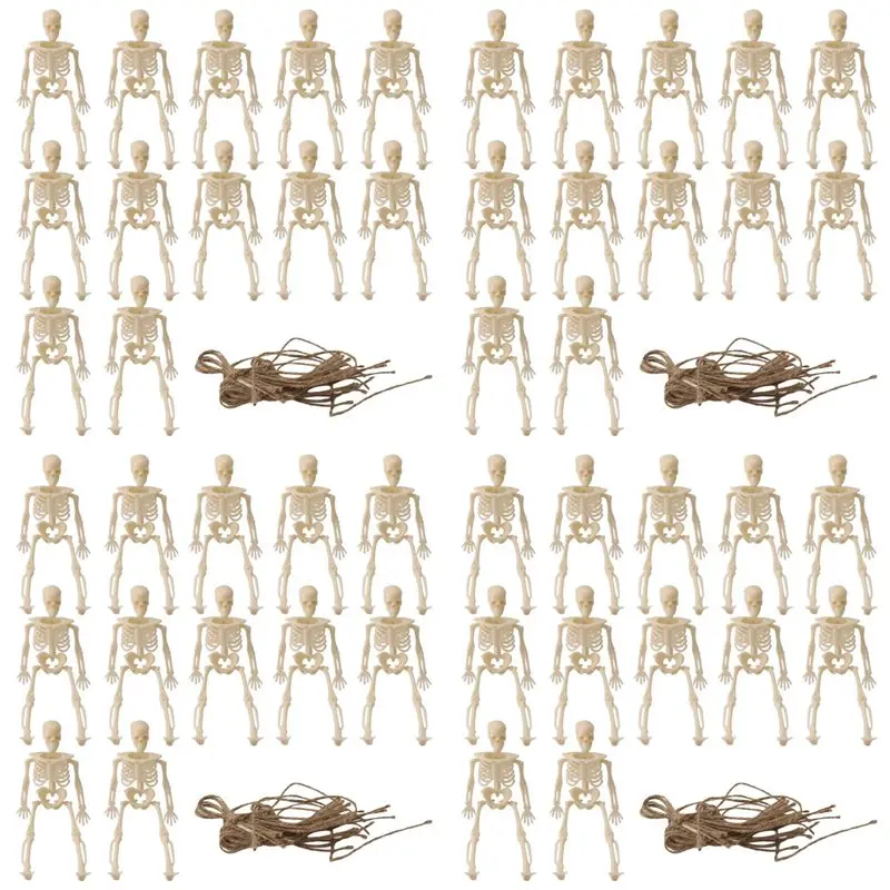【THANKSGIVING DAY】Skeletons For Halloween Decor, 48 Pcs Mini Seleton Figurines Halloween Decoration For Haunted House Accessorie
【THANKSGIVING DAY】Skeletons For Halloween Decor, 48 Pcs Mini Seleton Figurines Halloween Decoration For Haunted House Accessorie