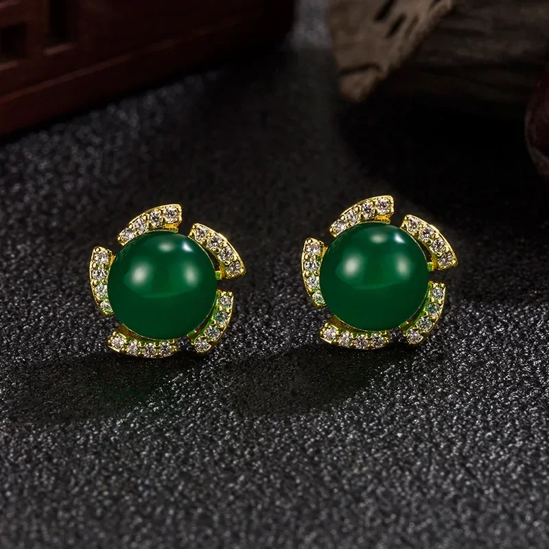CN(Origin) DIWENFU 925 Silver Sterling Emerald Earring for Women Green Aros Mujer Oreja Gemstone Emerald Bizuteria Stud Earring
CN(Origin) DIWENFU 925 Silver Sterling Emerald Earring for Women Green Aros Mujer Oreja Gemstone Emerald Bizuteria Stud Earring