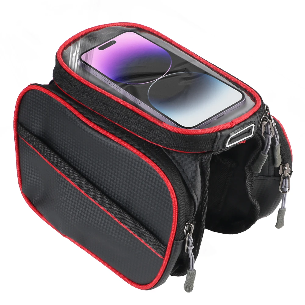 Saddle Bag Touch Screen Mobile Phone Tools Holder Riding Bicycle Front Beam Bag Portable Mountain Bike Toolkit Storage Bag
Saddle Bag Touch Screen Mobile Phone Tools Holder Riding Bicycle Front Beam Bag Portable Mountain Bike Toolkit Storage Bag
