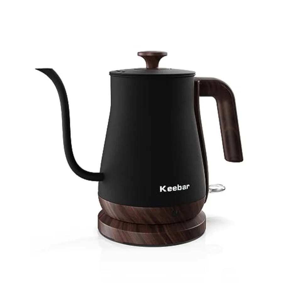 Gooseneck Electric Kettle - Stainless Steel Pour Over with Auto Shut Off, 0.8L Capacity, 1000W Quick Heating, Design with Elega
Gooseneck Electric Kettle - Stainless Steel Pour Over with Auto Shut Off, 0.8L Capacity, 1000W Quick Heating, Design with Elega