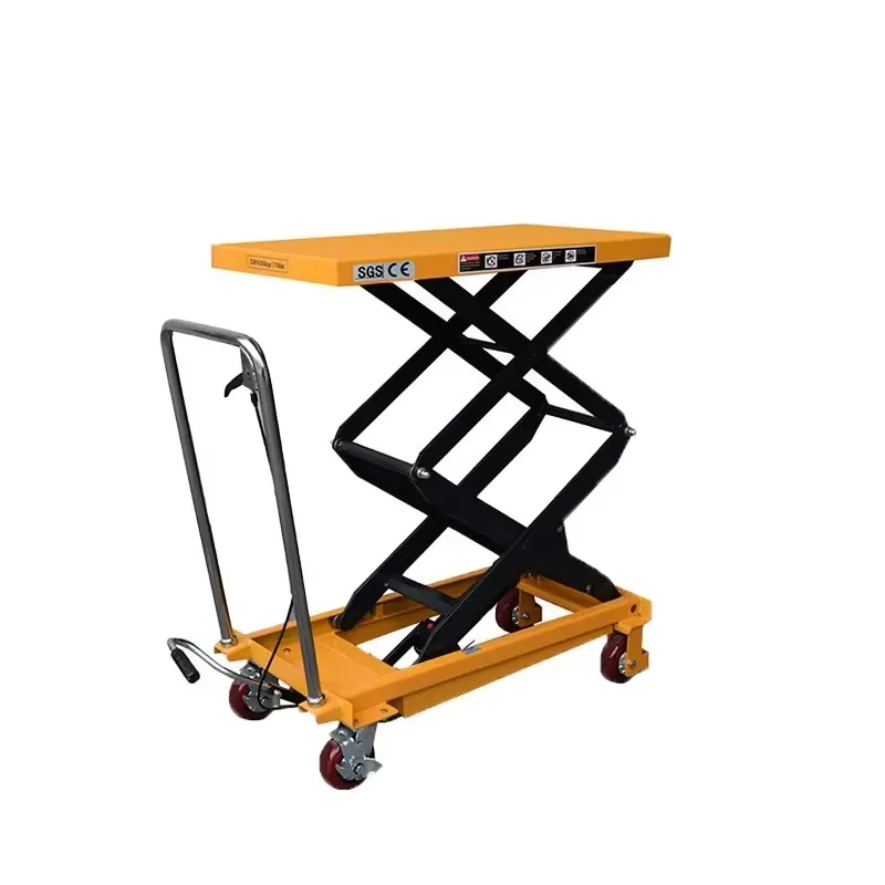 Xiangyin Mobile Manual Hydraulic Lifting Platform Scissor Type Small Lifting Car
Xiangyin Mobile Manual Hydraulic Lifting Platform Scissor Type Small Lifting Car