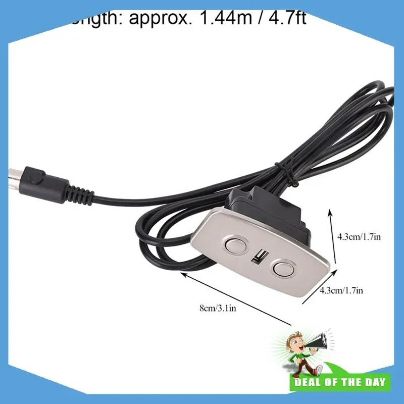 24-Hour Delivery Chair Switch Controller Hand Controller Electric Recliner Chair Sofa Lifting 2 Button Hand Switch With Dual USB
24-Hour Delivery Chair Switch Controller Hand Controller Electric Recliner Chair Sofa Lifting 2 Button Hand Switch With Dual USB