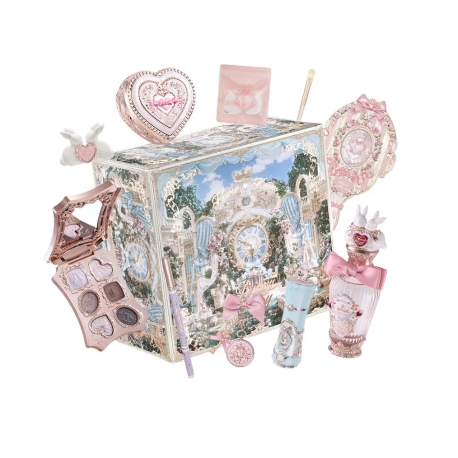 Flower Knows Garden Collection Lip Cream Blusher Air Cushion CC Cream Liquid Foundation Fruity Perfume Makeup Gift Box 10pcs
Flower Knows Garden Collection Lip Cream Blusher Air Cushion CC Cream Liquid Foundation Fruity Perfume Makeup Gift Box 10pcs