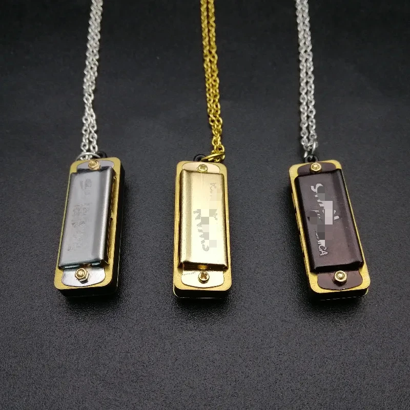 10Pcs Mini Harmonica 4 Holes 8 Tones Harmonica Mouth Organ Metal Chain Necklace Style
10Pcs Mini Harmonica 4 Holes 8 Tones Harmonica Mouth Organ Metal Chain Necklace Style