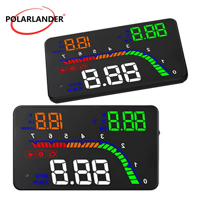 OBD 2 Alarm HD T100 Digital Car Universal HUD LED Multi-Color Speed Driving Computer Head Up Display 4 Inch
OBD 2 Alarm HD T100 Digital Car Universal HUD LED Multi-Color Speed Driving Computer Head Up Display 4 Inch