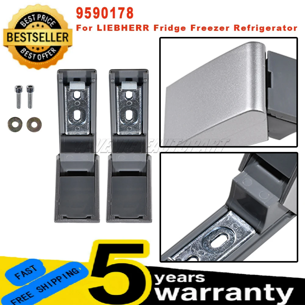 9590178 New Pair of Door Hinges for LIEBHERR Fridge Freezer with Repair Kit 03-JRI-857 Easy Installation Accessories
9590178 New Pair of Door Hinges for LIEBHERR Fridge Freezer with Repair Kit 03-JRI-857 Easy Installation Accessories