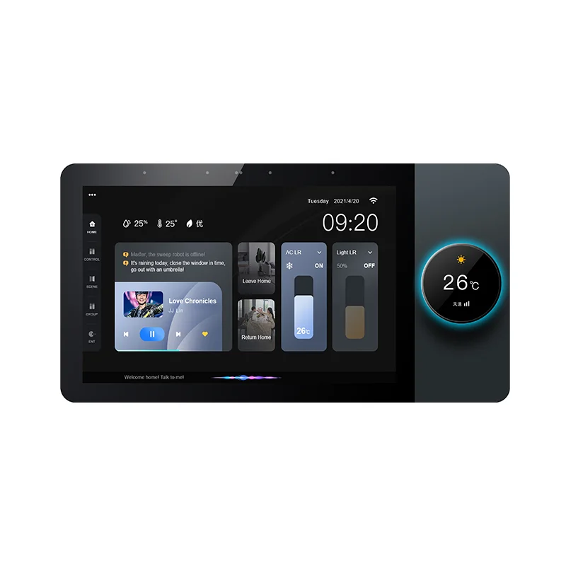 Tuya Smart Home 6-inch F6 Zigbee Gateway Wifi Multifunctional Music Host Touch Central Control Switch Panel
Tuya Smart Home 6-inch F6 Zigbee Gateway Wifi Multifunctional Music Host Touch Central Control Switch Panel