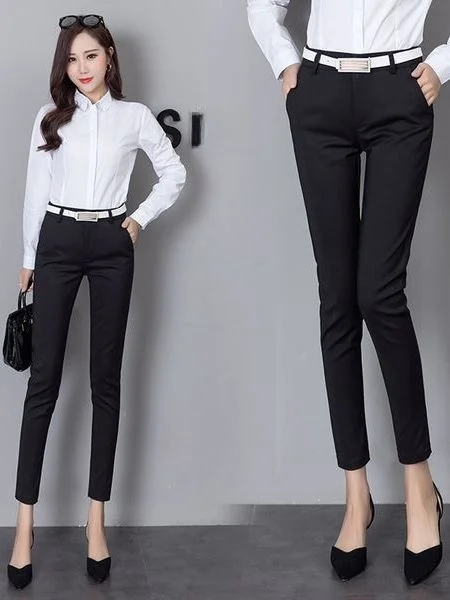 Black Suit Pants Women's Slimming High Waist Straight Leg Casual Long Trousers Korean Style Spring Autumn Small Size Professi...
Black Suit Pants Women's Slimming High Waist Straight Leg Casual Long Trousers Korean Style Spring Autumn Small Size Professi...