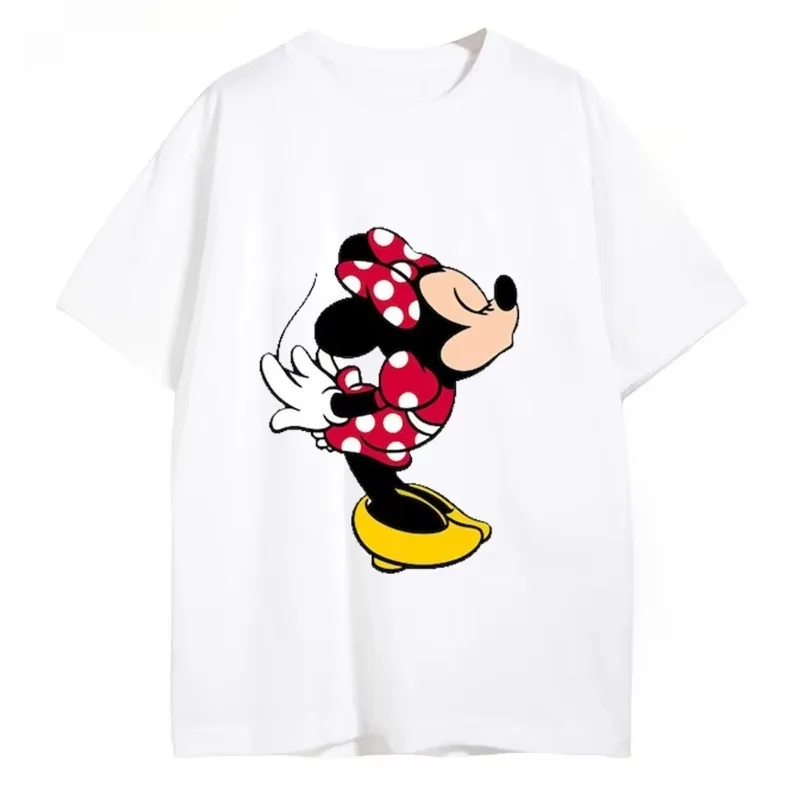 Mickey Minnie T-shirt for Men and Women Disney Couple Round Neck Top Valentine's Day Fashion Clothing Daily Casual Streetwear
Mickey Minnie T-shirt for Men and Women Disney Couple Round Neck Top Valentine's Day Fashion Clothing Daily Casual Streetwear