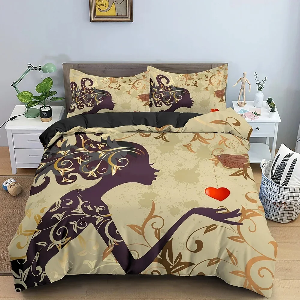 Beautiful Girl Cartoon Bedding Set Boys Girls Twin Queen Size Duvet Cover Pillowcase Bed Adult Fashion Home Textileextile
Beautiful Girl Cartoon Bedding Set Boys Girls Twin Queen Size Duvet Cover Pillowcase Bed Adult Fashion Home Textileextile