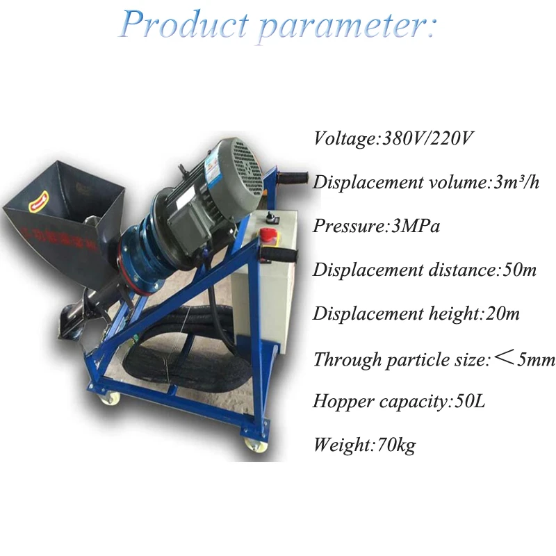 Cement Grouter 380V/220V Vertical/ Horizontal Type High Pressure Cement Injector Paint Mortar Putty Concrete Grouting Equipment
Cement Grouter 380V/220V Vertical/ Horizontal Type High Pressure Cement Injector Paint Mortar Putty Concrete Grouting Equipment