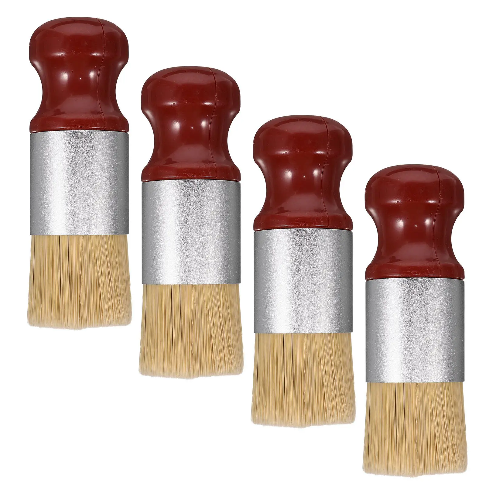 4Pcs Soft Bristle Salve Brush Set for Furniture Wood Car Interior Detailing Ergonomic Handle Non-Scratch Wax Applicator
4Pcs Soft Bristle Salve Brush Set for Furniture Wood Car Interior Detailing Ergonomic Handle Non-Scratch Wax Applicator