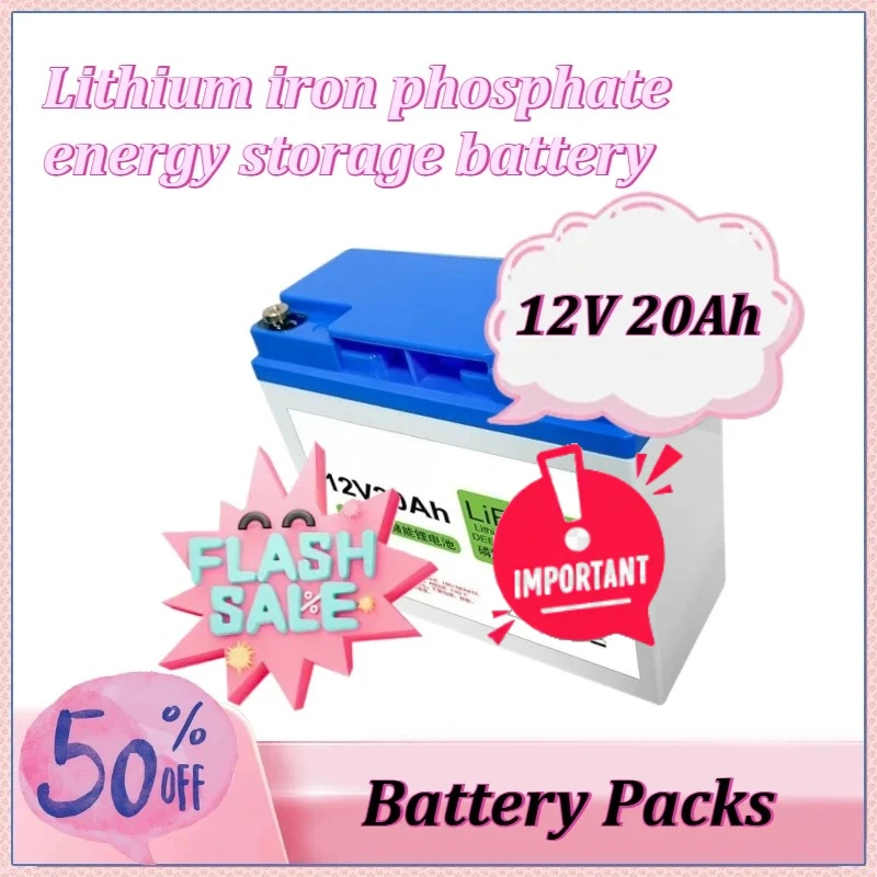 New 12V 20Ah Solar Photovoltaic Energy Storage Lithium Battery Lithium Iron Phosphate Power Supply RV Power Outdoor Battery Pack
New 12V 20Ah Solar Photovoltaic Energy Storage Lithium Battery Lithium Iron Phosphate Power Supply RV Power Outdoor Battery Pack