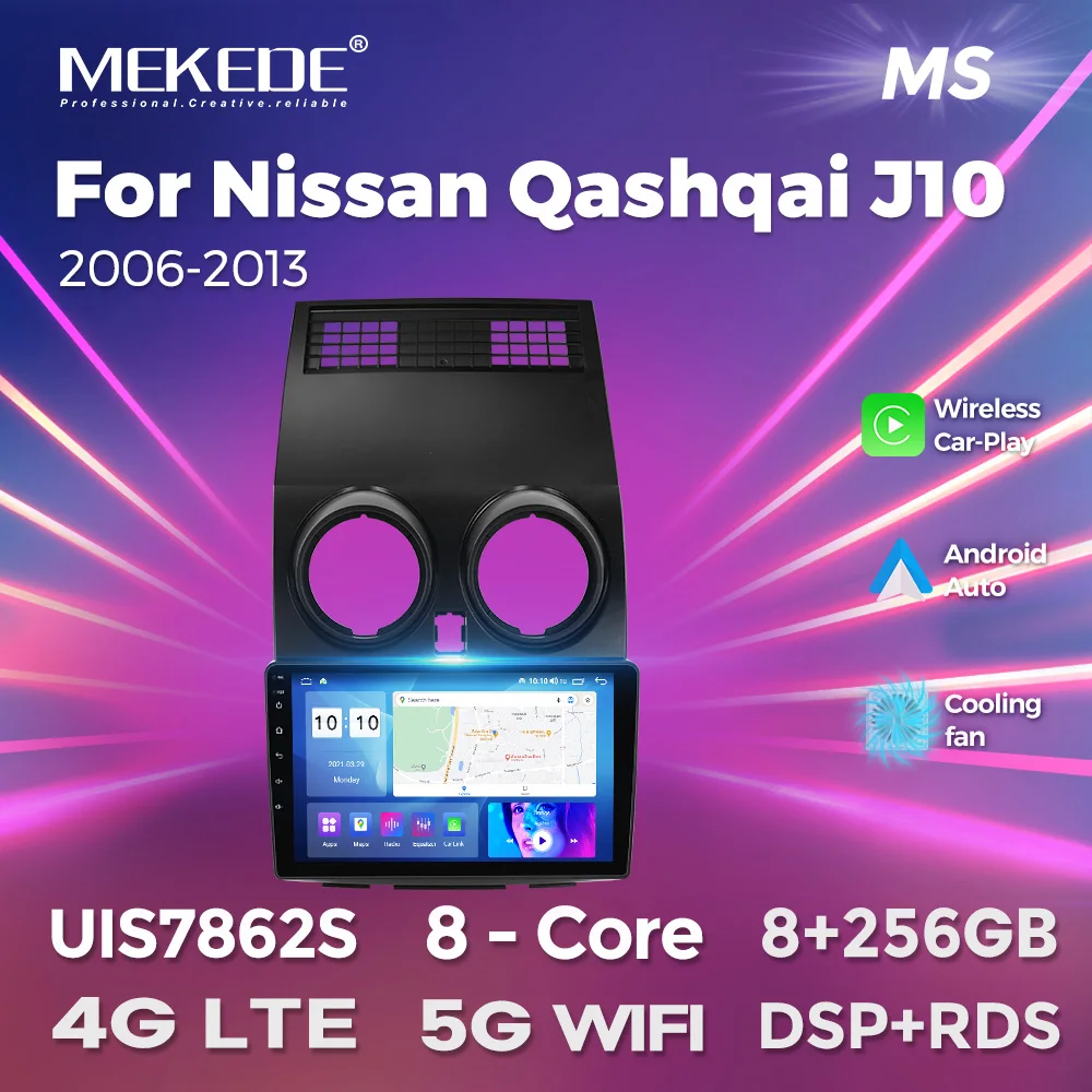 MEKEDE Autoradio for Nissan Qashqai J10 2006 - 2013 GPS Navigation Car Multimedia Stereo Carplay FM WIFI Head Unit SWC 2 Din
MEKEDE Autoradio for Nissan Qashqai J10 2006 - 2013 GPS Navigation Car Multimedia Stereo Carplay FM WIFI Head Unit SWC 2 Din