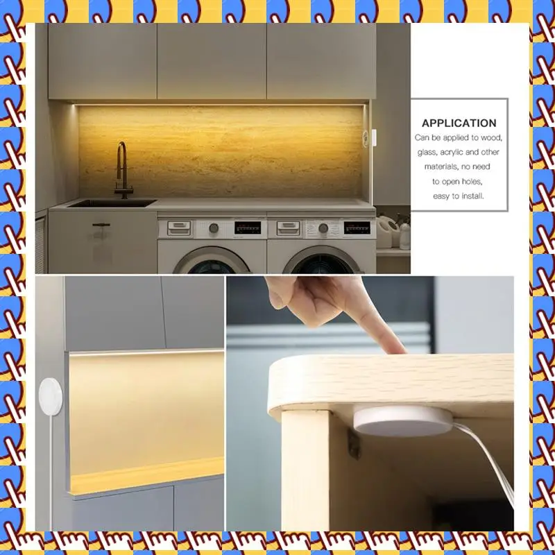 Sensor LED Cabinet Kitchen Light Automatic Switch Waterproof Closet Cabinet DIY Light Strip 2M -EU Plug Durable Easy Install
Sensor LED Cabinet Kitchen Light Automatic Switch Waterproof Closet Cabinet DIY Light Strip 2M -EU Plug Durable Easy Install