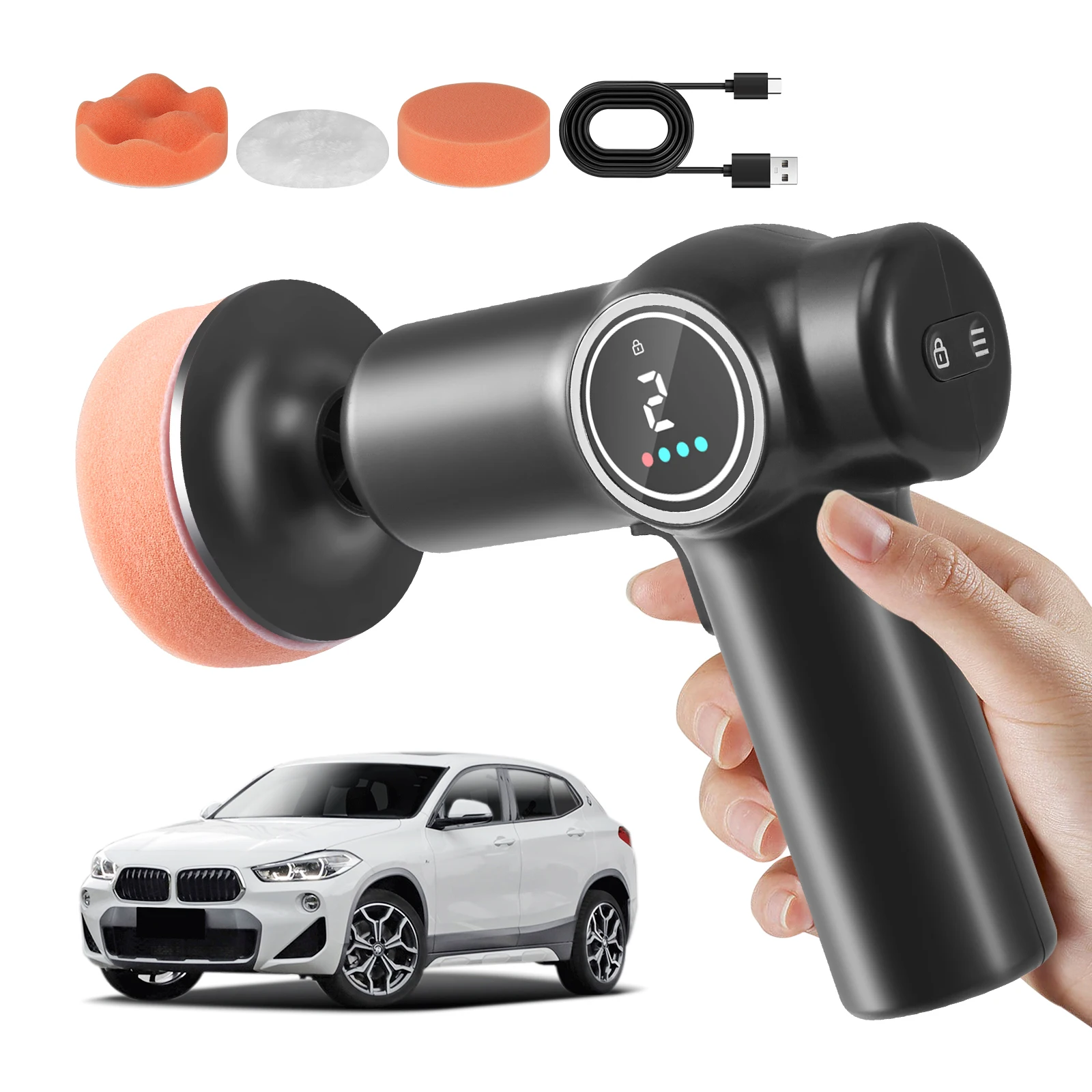 Wireless Polisher Machine Automobile Polishing And Waxing Machine Handheld Power Tool For Car Body Cleanig Waxing Repair
Wireless Polisher Machine Automobile Polishing And Waxing Machine Handheld Power Tool For Car Body Cleanig Waxing Repair