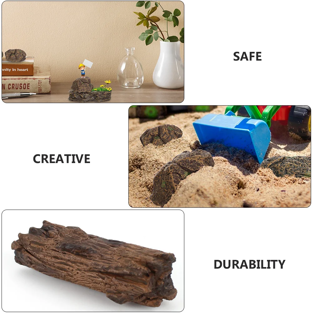 7Pcs Simulation Micro Landscape Stone Tree Trunk Decorations Creative Mini Scene Layout Set for Sand Table Fairy Garden
7Pcs Simulation Micro Landscape Stone Tree Trunk Decorations Creative Mini Scene Layout Set for Sand Table Fairy Garden