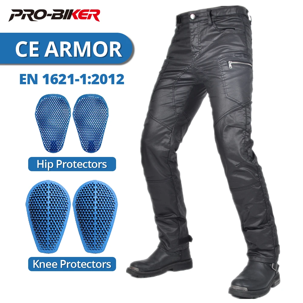 All Seasons Men Motorcycle Pants Waterproof Windproof Motorbike Leather Pants Outdoor Motocross Riding Pants With CE Protectors
All Seasons Men Motorcycle Pants Waterproof Windproof Motorbike Leather Pants Outdoor Motocross Riding Pants With CE Protectors