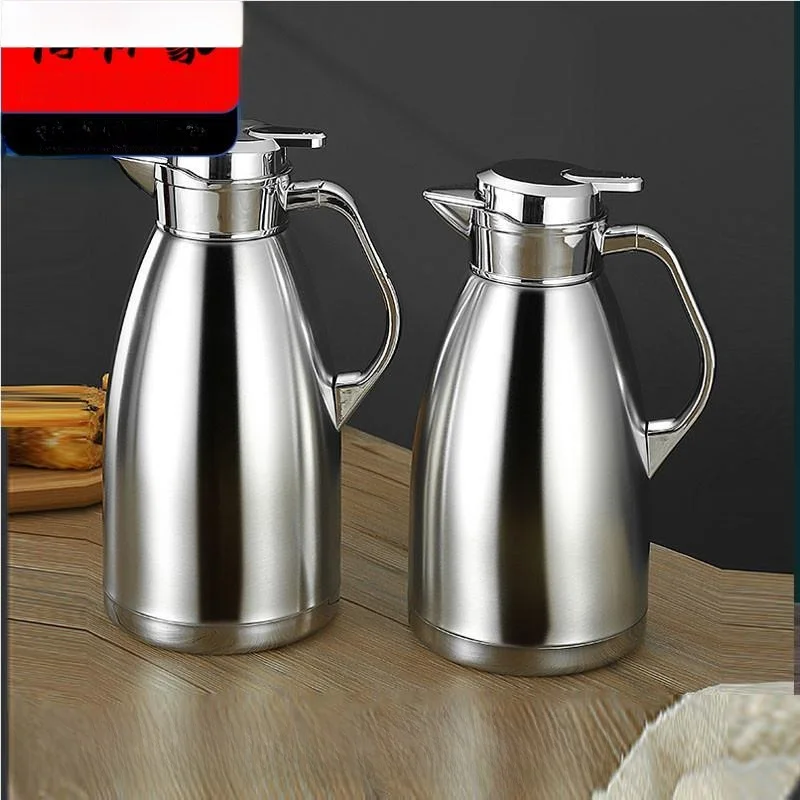 Stainless Steel Insulated Mug Commercial Tea Pot Water Bottle Restaurant Hotel Insulated Bottle European Style Large Capacity
Stainless Steel Insulated Mug Commercial Tea Pot Water Bottle Restaurant Hotel Insulated Bottle European Style Large Capacity
