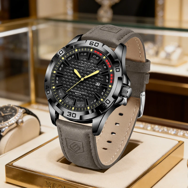 LIGE Original Design Man Watch Luxury Waterproof Luminous Auto Date Watches for Men Quartz Leather Strap Clock Reloj Hombre Gift
LIGE Original Design Man Watch Luxury Waterproof Luminous Auto Date Watches for Men Quartz Leather Strap Clock Reloj Hombre Gift