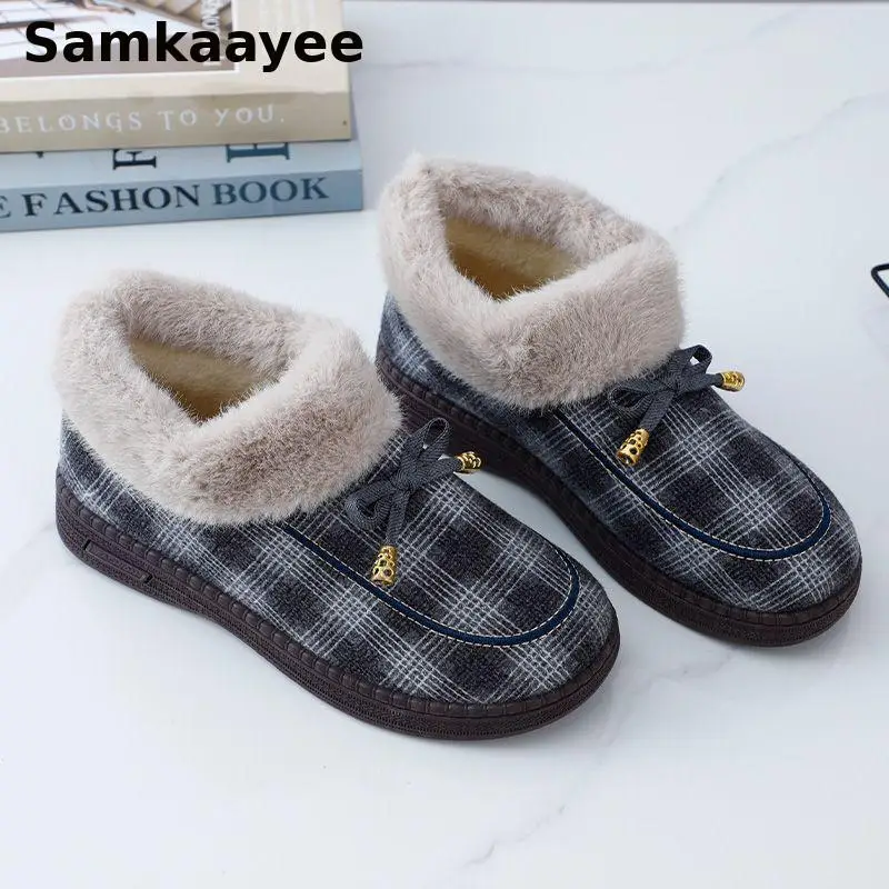 Женские ботинки 35–40, зимняя обувь Mujer, плюшевая зимняя обувь до щиколотки, теплая обувь без шнуровки на толстой подошве с бантом и нескользящей платформой Y13
Женские ботинки 35–40, зимняя обувь Mujer, плюшевая зимняя обувь до щиколотки, теплая обувь без шнуровки на толстой подошве с бантом и нескользящей платформой Y13