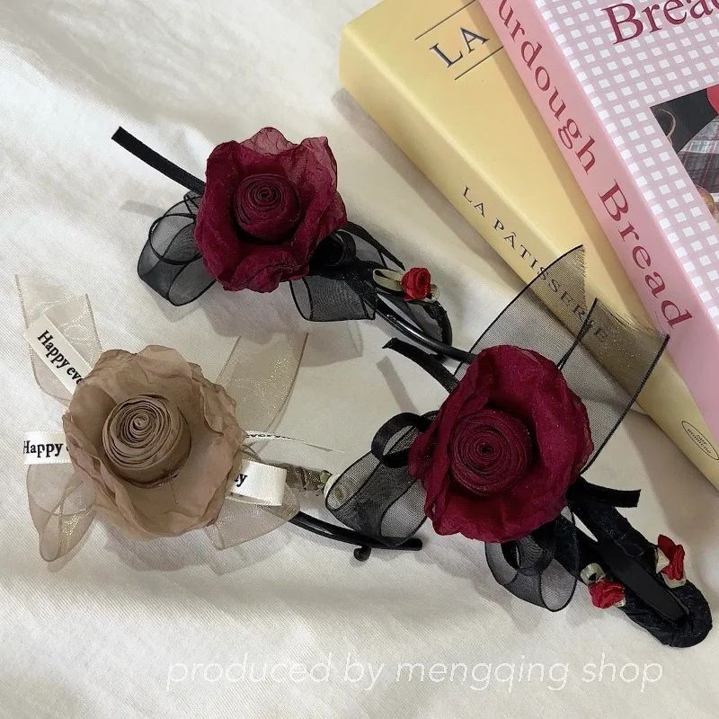 New Chinese Style Minimalist Dried Up Rose Hair Clip, High-end Evening Hair Accessory, Women's Retro Style Headwear Holiday Gift
New Chinese Style Minimalist Dried Up Rose Hair Clip, High-end Evening Hair Accessory, Women's Retro Style Headwear Holiday Gift