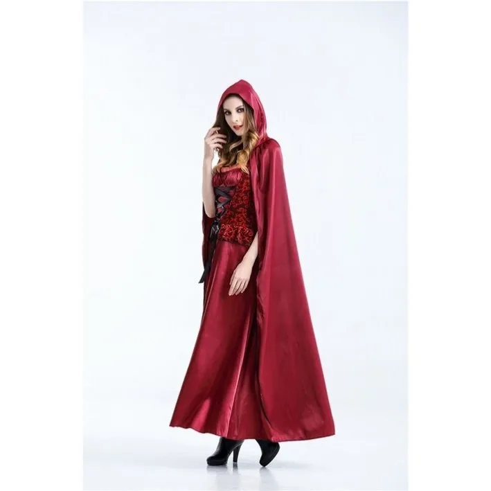 Halloween Cosplay Witch Princess Little Red Riding Hood Performance Costume Long Cloak Women's Traditional Ethnic Sta...
Halloween Cosplay Witch Princess Little Red Riding Hood Performance Costume Long Cloak Women's Traditional Ethnic Sta...