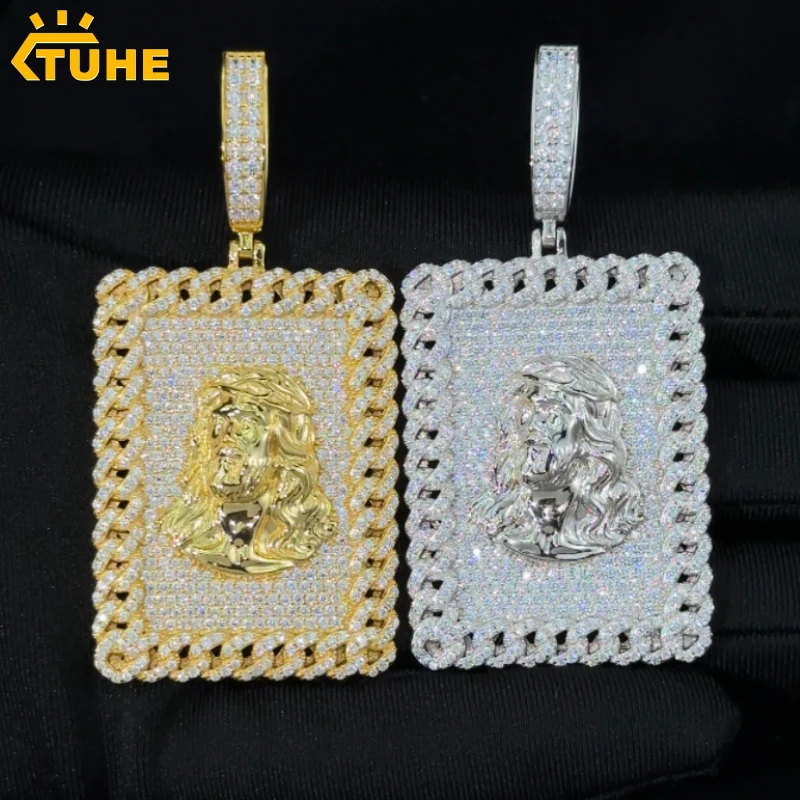 TUHE Unisex Jesus Pendants Necklace Shiny Brass 18k Plated 5A CZ Covered with Diamonds Men's Christmas for Man Hip Pop Jewelry
TUHE Unisex Jesus Pendants Necklace Shiny Brass 18k Plated 5A CZ Covered with Diamonds Men's Christmas for Man Hip Pop Jewelry