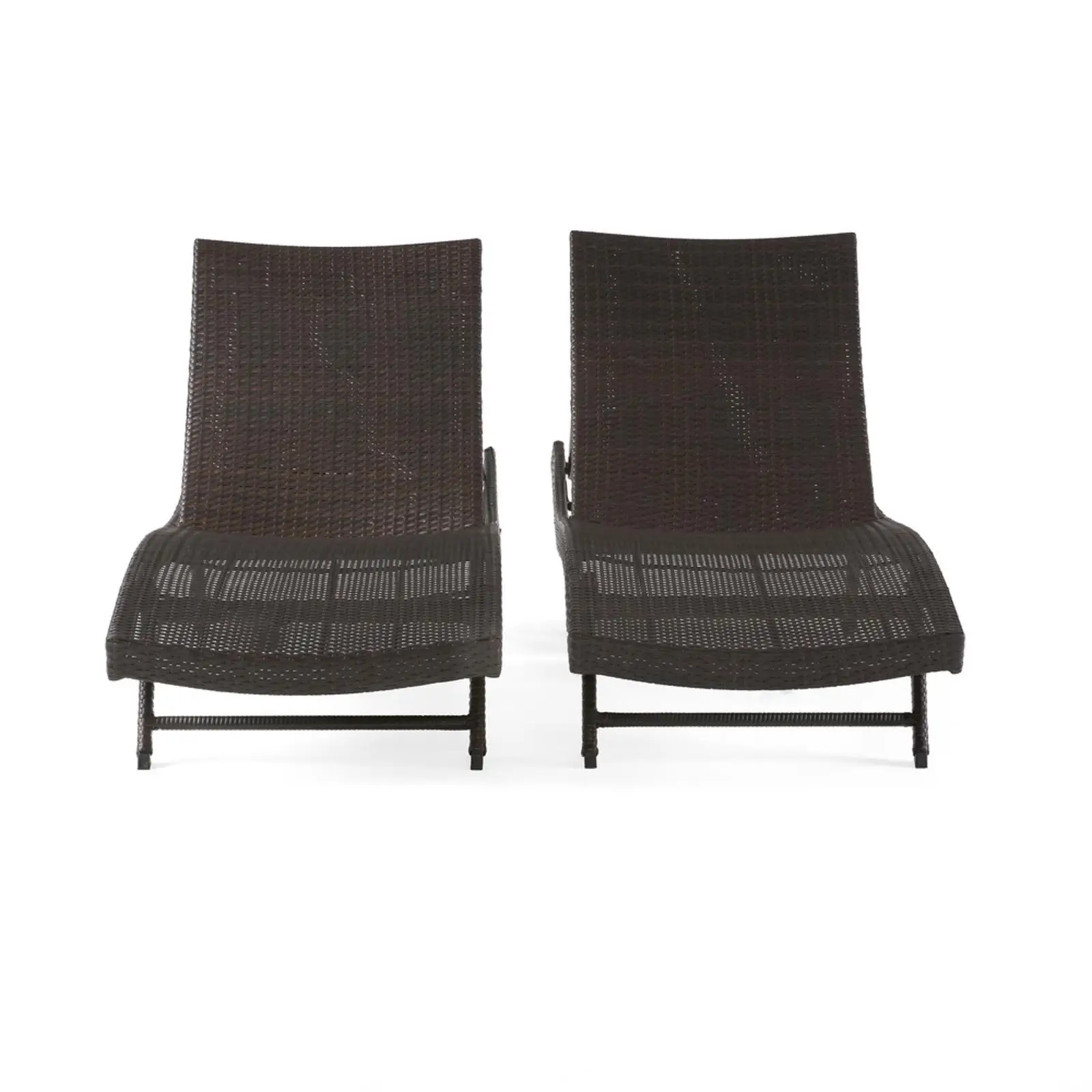 Patio Lounger Polyethylene Wicker Reclining Sunbed Outdoor Terrace Furniture Set for Poolside and Lawn
Patio Lounger Polyethylene Wicker Reclining Sunbed Outdoor Terrace Furniture Set for Poolside and Lawn