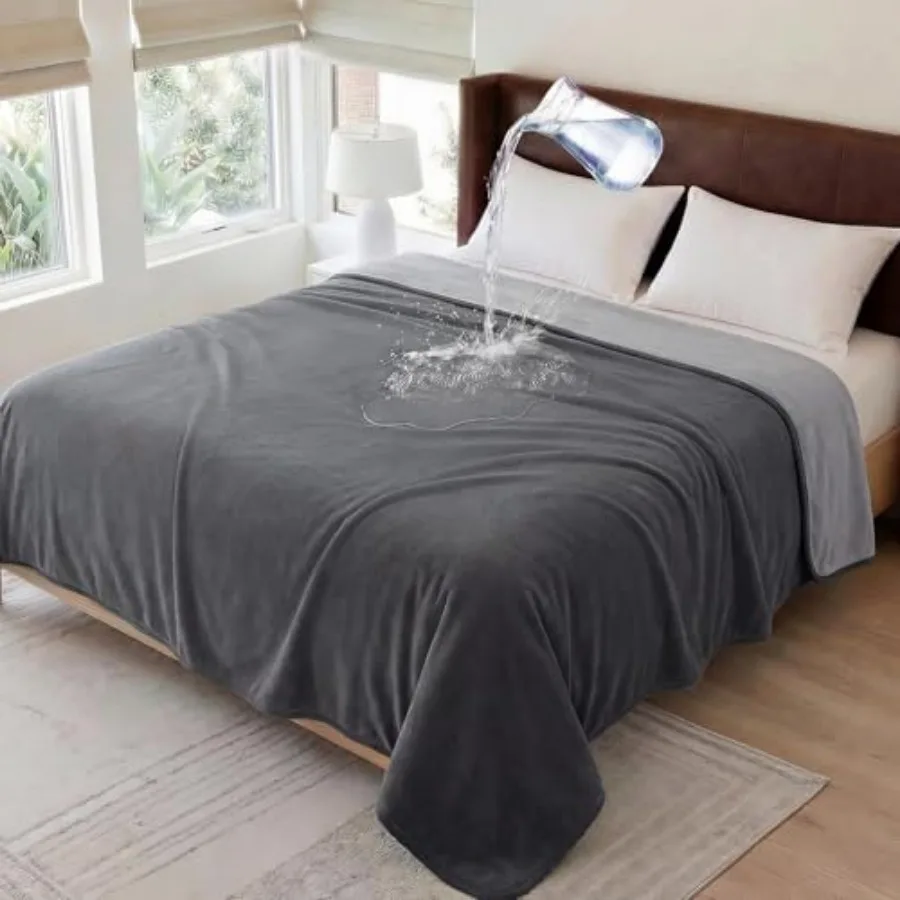 100% Waterproof Blanket for Adults or Large Dogs, Soft Polar Fleece XL Pet Blankets for Bed Couch Protector Washable, Reversibl
100% Waterproof Blanket for Adults or Large Dogs, Soft Polar Fleece XL Pet Blankets for Bed Couch Protector Washable, Reversibl