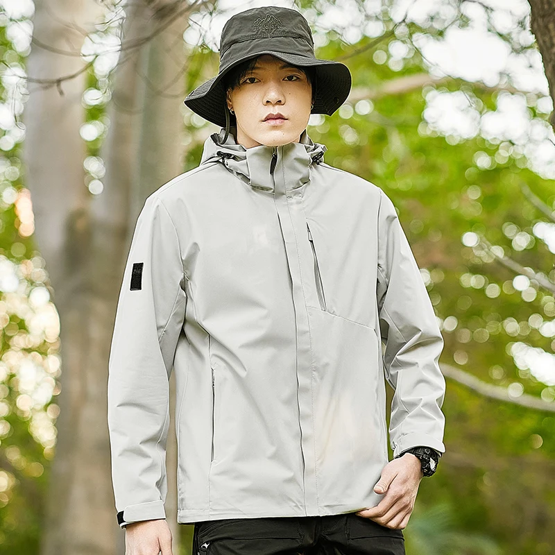 Men's Outdoor Jacket Waterproof Windproof Cycling Fishing Travel Camping Hiking Rainwear Solid Color Windbreaker Hooded
Men's Outdoor Jacket Waterproof Windproof Cycling Fishing Travel Camping Hiking Rainwear Solid Color Windbreaker Hooded