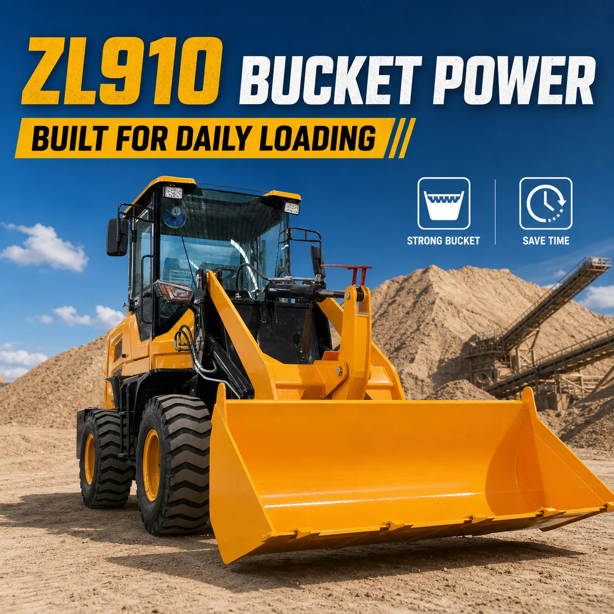 Custom CE Euro 5 Front End Loader Construction Equipment for Earthmoving and Material Transport
Custom CE Euro 5 Front End Loader Construction Equipment for Earthmoving and Material Transport