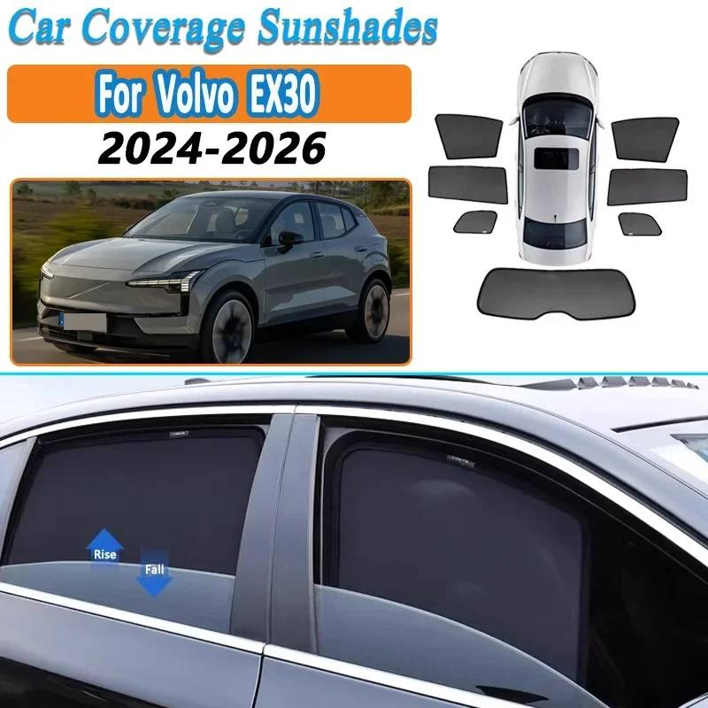 Mesh Windows Sunshades For Volvo EX30 Accessories 2025 2024-2026 Sun Visors Side Windows Curtain Cover UV Protection Sun Shades
Mesh Windows Sunshades For Volvo EX30 Accessories 2025 2024-2026 Sun Visors Side Windows Curtain Cover UV Protection Sun Shades