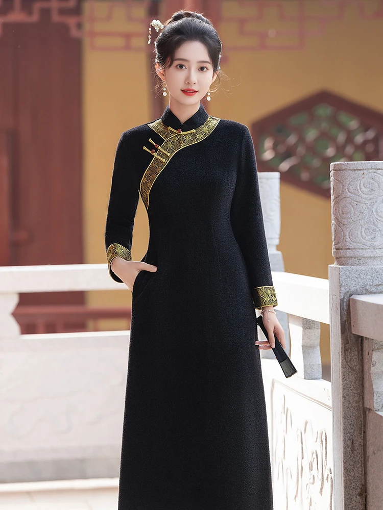 Утепленное зимнее платье A-силуэта Ele Long с вышивкой Юйсю и флисовой подкладкой для беременных, скрывающее живот
Утепленное зимнее платье A-силуэта Ele Long с вышивкой Юйсю и флисовой подкладкой для беременных, скрывающее живот