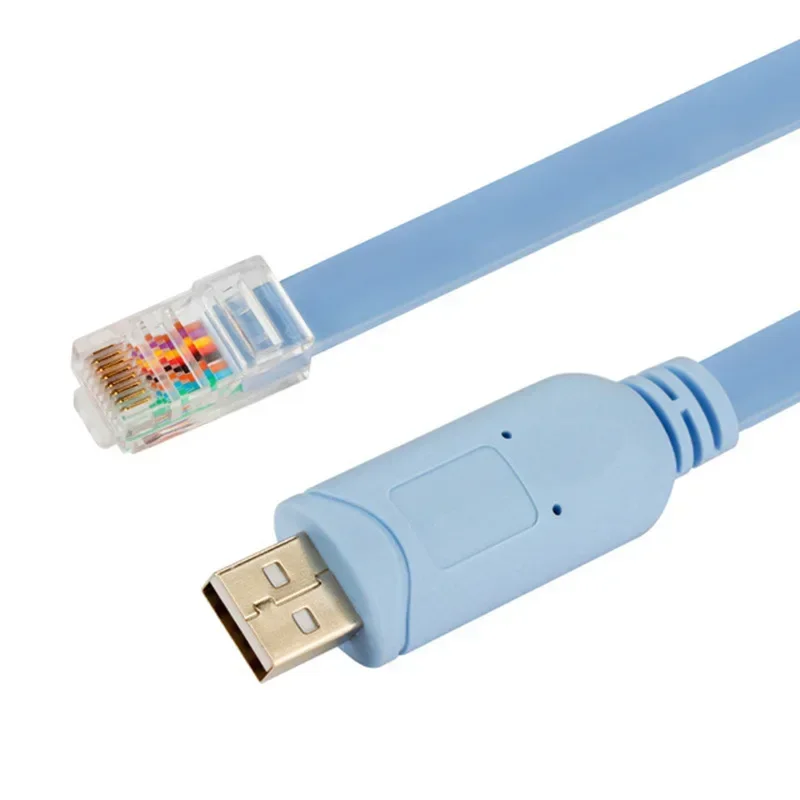 Good Quality Console Cable with USB to RJ45 Interface FTDI FT232RL for Cisco and Huawei Switches and Routers
Good Quality Console Cable with USB to RJ45 Interface FTDI FT232RL for Cisco and Huawei Switches and Routers