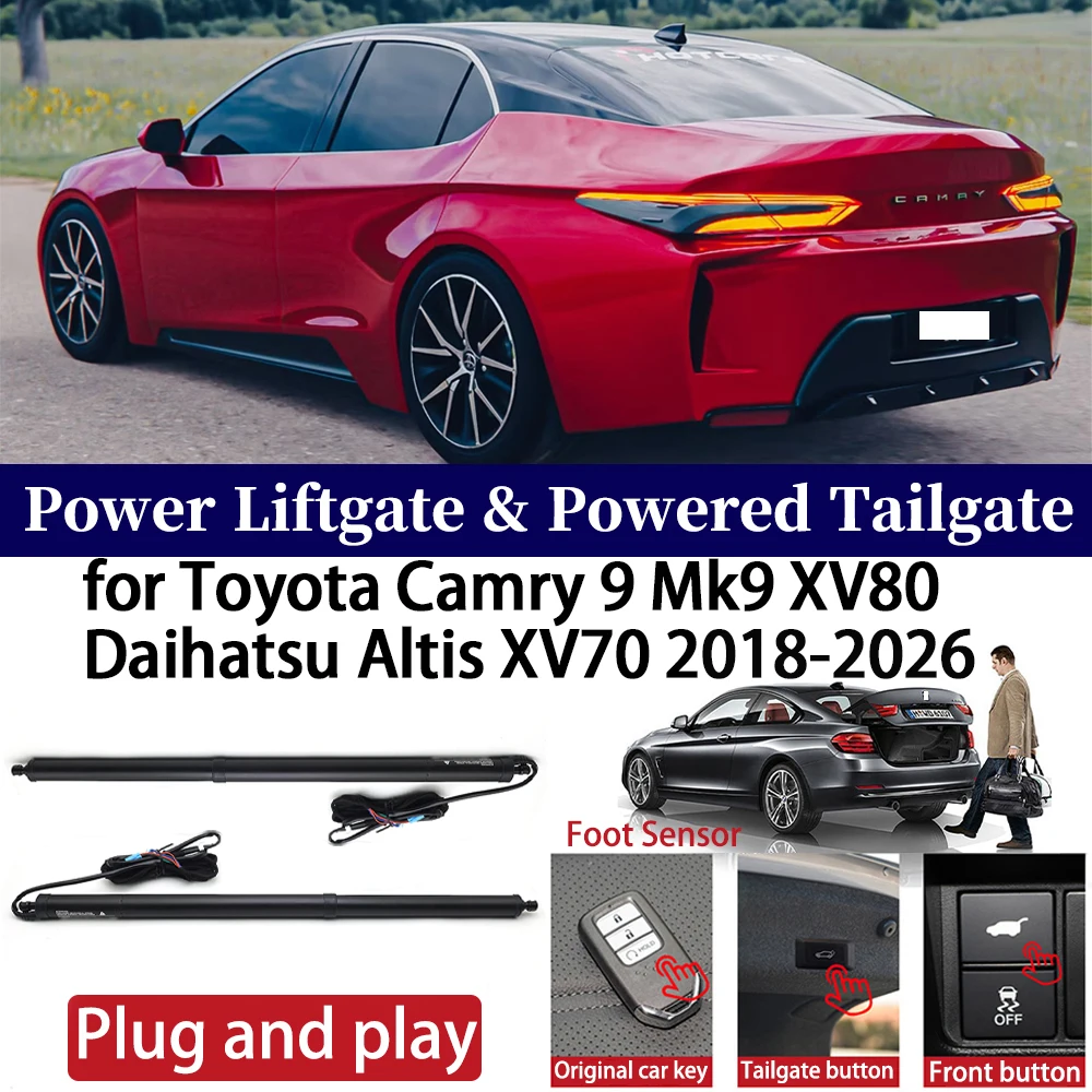 for Toyota Camry 9 Mk9 XV80 Daihatsu Altis XV70 2018-2026 Car Power Liftgate Automatic One-Click Vehicle Powered Tailgate Strut
for Toyota Camry 9 Mk9 XV80 Daihatsu Altis XV70 2018-2026 Car Power Liftgate Automatic One-Click Vehicle Powered Tailgate Strut