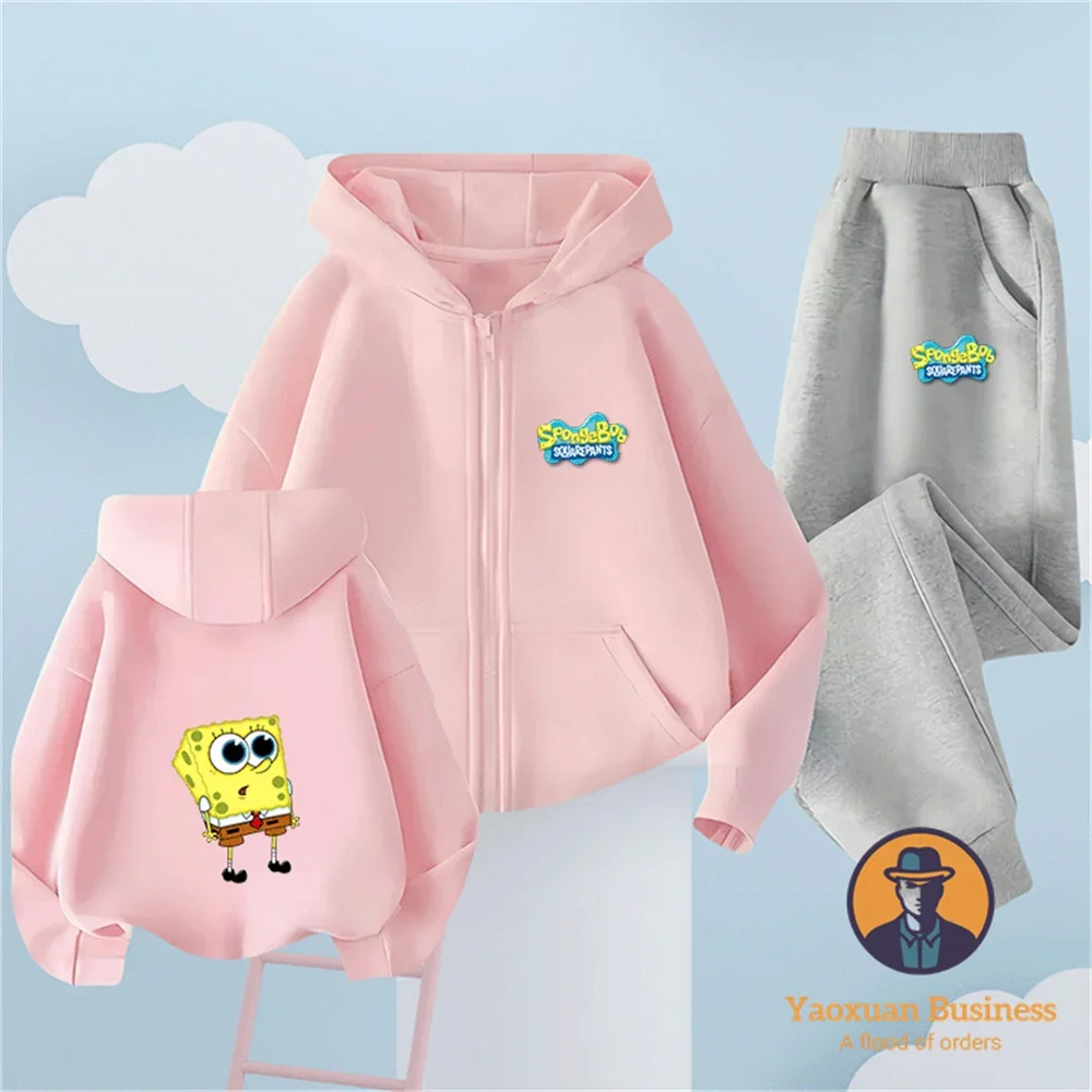 2-14Y Daily Casual 2-14Y Pure Cotton Zipper Tracksuit SpongeBob SquarePants Lovely Anime Pattern
2-14Y Daily Casual 2-14Y Pure Cotton Zipper Tracksuit SpongeBob SquarePants Lovely Anime Pattern