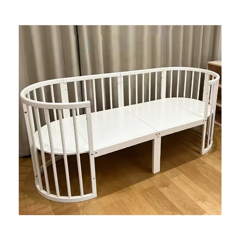 Next to Me Babies Wooden Crib Sleeping Round Beds Oval Single Kid Cot Baby Bed for Newborn
Next to Me Babies Wooden Crib Sleeping Round Beds Oval Single Kid Cot Baby Bed for Newborn