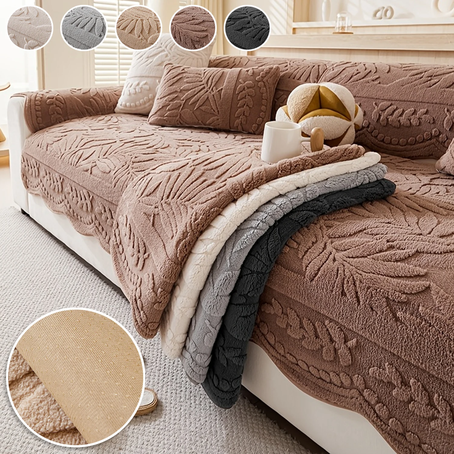 1PC Warm Plush Sofa Cover Modern Alien Sofa Mat Autumn/Winter Shu Mianrong Sofa Cover Cloth Anti Slip Straight Line Cushion
1PC Warm Plush Sofa Cover Modern Alien Sofa Mat Autumn/Winter Shu Mianrong Sofa Cover Cloth Anti Slip Straight Line Cushion